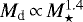 $M_{\textrm{d}}\,{\propto}\, M_{\star}^{1.4}$