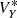 $ V_Y ^{\ast} $