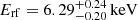 $ E_{\mathrm{rf}}=6.29_{-0.20}^{+0.24}\,\mathrm{keV} $