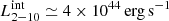 $ L\mathrm{_{2-10}^{int}\simeq 4\times10^{44}\,erg\,s^{-1}} $