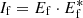 $ I_{\rm f} = E_{\rm f} \cdot E_{\rm f}^* $
