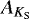$A_{{ K_{\textrm{S}}}}$