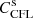 $ C^{\text{s}}_{\text{CFL}} $
