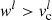$ w^l > v_{\rm c}^l $