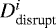 $D_{\text{disrupt}}^{i}$