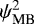 $\psi^{2}_{\text{MB}}$