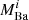 $ M^{i}_{\mathrm{Ba}} $