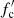 $ f_{\rm c}^\prime $