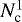 $N_{\textrm{c}}^1$