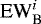 ${\textrm{EW}}_{\textrm{B}}^i$