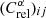$ (C_{\rm rel}^\alpha)_{ij} $