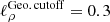 $ \ell_\rho^{\rm Geo.\,cutoff}=0.3 $