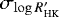 $\sigma_{\log {R}^{\prime}_{\textrm{HK}}}$