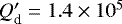 $Q^{\prime}_{\textrm{d}} = 1.4 \times 10^{5}$