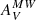 $ A^{MW}_{V} $