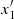 $ x_{1}^\prime $