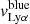 $ \mathit{v}^{\mathrm{blue}}_{\mathrm{Ly}\alpha} $