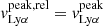 $ \mathit{v}^{\mathrm{peak, rel}}_{\mathrm{Ly}\alpha} = \mathit{v}^{\mathrm{peak}}_{\mathrm{Ly}\alpha} $