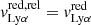 $ \mathit{v}^{\mathrm{red, rel}}_{\mathrm{Ly}\alpha} = \mathit{v}^{\mathrm{red}}_{\mathrm{Ly}\alpha} $