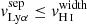 $ \mathit{v}^{\mathrm{sep}}_{\mathrm{Ly}\alpha} \leq \mathit{v}^{\mathrm{width}}_\mathrm{{\mathrm{H}\,\textsc{I}}} $