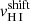 $ \mathit{v}^{\mathrm{shift}}_\mathrm{{\mathrm{H}\,\textsc{I}}} $