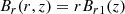 $$ \begin{aligned}&B_r(r,z)=rB_{r1}(z) \end{aligned} $$