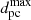 $ d_{\mathrm{pc}}^{\mathrm{max}} $