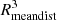 $ R_{\rm meandist}^3 $