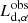$ L^{\mathrm{obs}}_{\mathrm{d, \alpha}} $