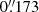 $ 0{{\overset{\prime\prime}{.}}}173 $