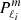 $ P_{\ell_i}^{m} $
