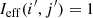 $$ \begin{aligned} I_{\rm eff}(i^{\prime }, j^{\prime })=1 \end{aligned} $$