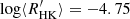 $ \log \langle R^\prime_{\mathrm{HK}} \rangle = -4.75 $