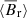 $ \langle \overline{B}_{\mathrm{r}} \rangle $