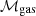 $ \mathcal{M}_{\mathrm{gas}} $