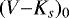 ${(V{-}{K_s})_0}$