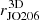 $ r^{\mathrm{3D}}_{\mathrm{JO206}} $