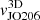 $ v^{\mathrm{3D}}_{\mathrm{JO206}} $