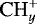 $\textrm{CH}_y^&#x002B;$
