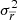 $ \sigma^2_{\overline{r}} $