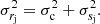 $$ \begin{aligned} \sigma _{r_{\rm j}}^2 = \sigma _{\rm c}^2 + \sigma _{s_{\rm j}}^2. \end{aligned} $$