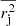 $ \overline{r_{\mathrm{j}}^2} $