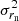 $ {\sigma^2_{r_{\rm n}}} $