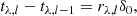 $$ \begin{aligned} t_{\lambda , l} - t_{\lambda , l-1} = r_{\lambda , l} \delta _0, \end{aligned} $$