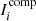 $ I_ {i} ^ {\rm comp} $