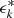 $ {\epsilon}^*_k $