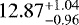 $12.87^{&#x002B;1.04}_{-0.96}$
