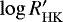 $\log R ^{\prime}_{\rm{HK}}$