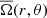 $ \overline{\Omega}(r,\theta) $