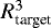 $R_{\textrm{target}}^3$